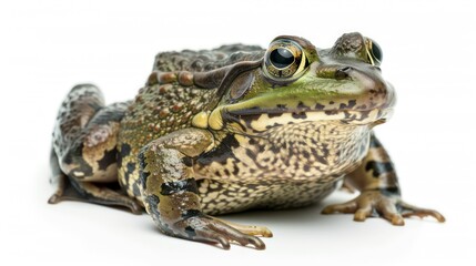 Fototapeta premium African Bullfrog on white background