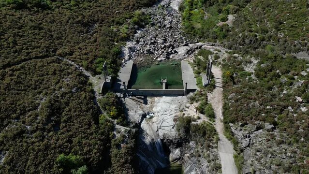 Aerial video of the Panda-Grace National Park, Portugal
