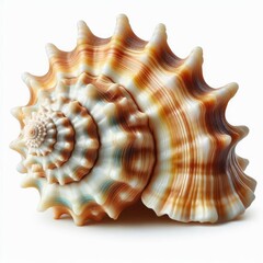 Seashell isolated on a white background