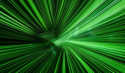 Obraz premium Abstract background made of green lines. AI Generated.