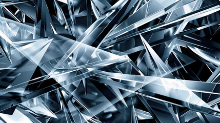 Ethereal Glass Waves Ethereal and abstract wavy background with transparent glass elements.