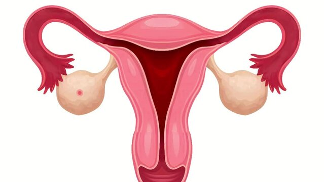 Monthly Menstrual Cycle - Egg Release and Shedding Process
