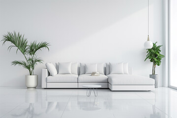 Modern Minimalist Living Space