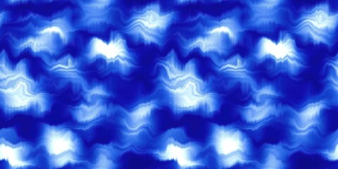 Water blur degrade alcohol ink border background. Seamless liquid flow stripe effect. Distorted tie dye wash variegated fluid blend. Repeat ombre pattern for sea, ocean, nautical maritime backdrop