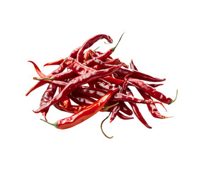 Fototapeta premium Fiery Red Chili Peppers: A vibrant mix of red, hot peppers packed with spice and flavor Fresh, healthy, and perfect for cooking