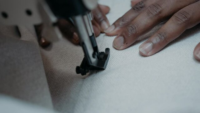 furniture factory. Robotic furniture factory with modern equipment Inside a furniture factory