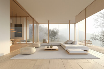 Modern Minimalist Living Space