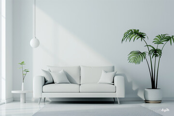 Modern Minimalist Living Space