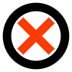 red cross mark