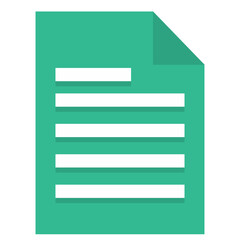 Obraz premium Document Paper folder sheets icon