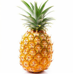 Pineapple on white background