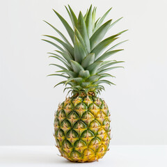 Pineapple on white background