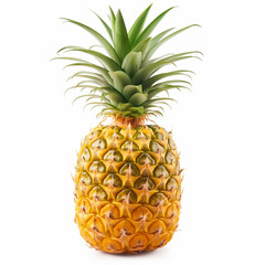 Pineapple on white background