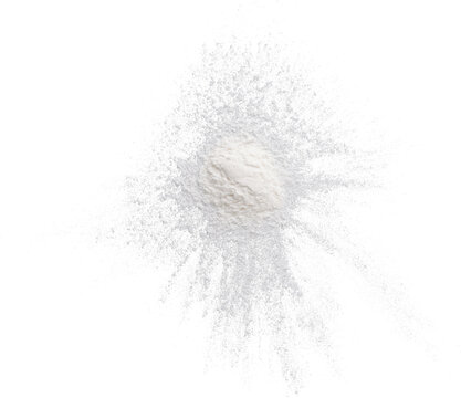Flour Pile Amazing Cutout Fine Details White Powder - Ready to use PNG Cutout Premium Isolated Image