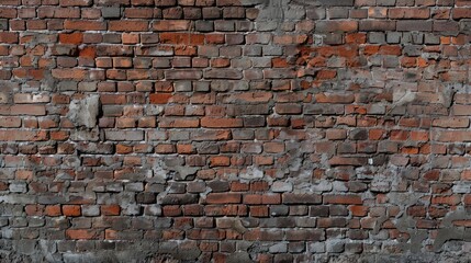 Naklejka premium Background with a brick wall