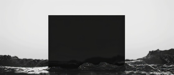 Naklejka premium futuristic border wallpaper with minimal graphic elements and some free space at the center 