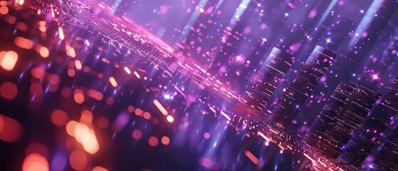 Fototapeta premium futuristic wallpaper of energy light flux, very dynamic and hi-tech 