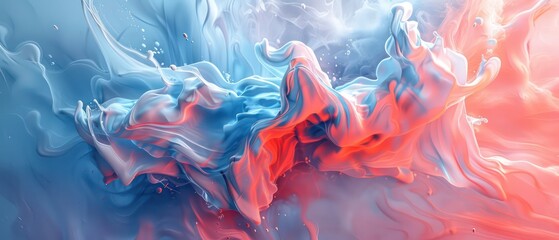 minimalist wallpaper design of multicolored liquid swirls, blast and explosion, very modern and trendy