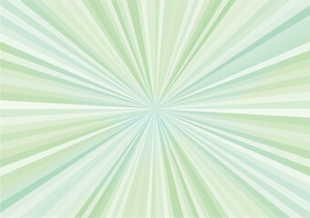 Obraz premium 集中線・放射線（グリーン）