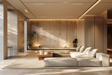 Modern Minimalist Living Space