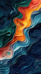 Obraz premium Modern Abstract Flow Background, An Inspiration for Graphic Design and Digital Wallpapers