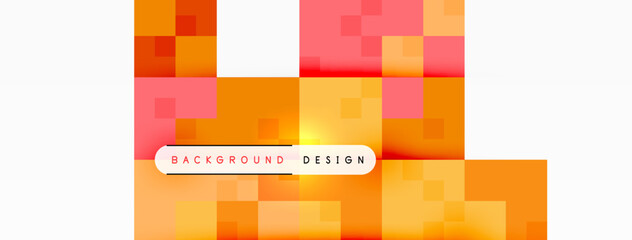 Dynamic colorful squares background. Vector Illustration For Wallpaper, Banner, Background, Card, Book Illustration, landing page