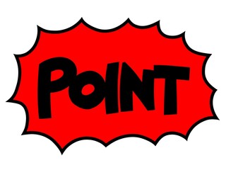 POINT　文字イラスト