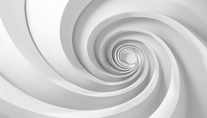 3D circle Light White Background