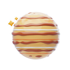 3D Jupiter is the largest planet in the solar system