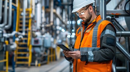 Illustration of Using historical and real-time data to predict equipment failures and schedule proactive maintenance. Ai Generate.