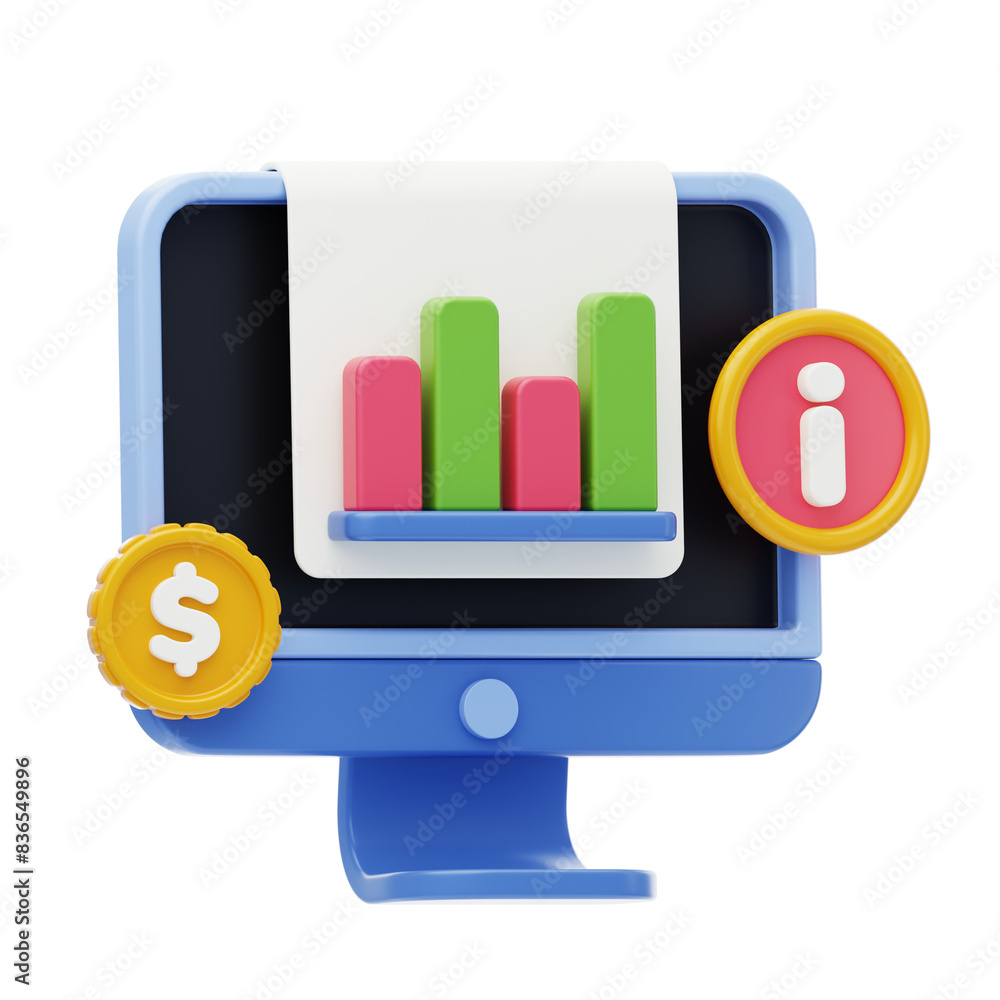 Poster 3d accounting system structure used to record