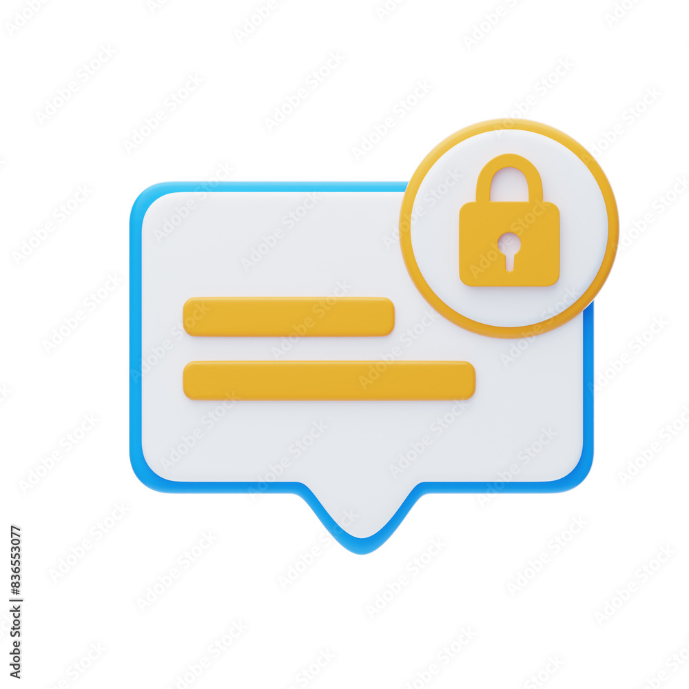 Poster 3d secure message guarantees security