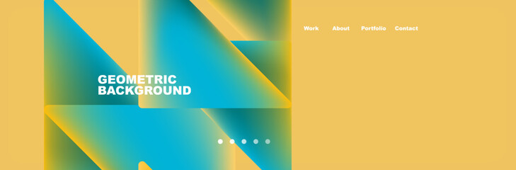 Triangle minimal web site page background design. Vector Illustration For Wallpaper, Banner, Background, Card, Book Illustration, landing page