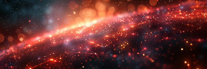 Fototapeta premium Digital background for tech, AI, neural networks, data, audio, graphics