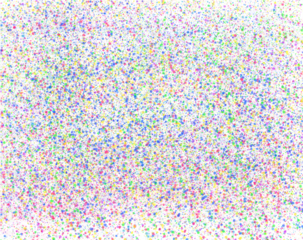 Colorful dots pattern with transparent background
