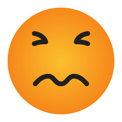 sick face expression icon 