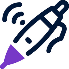 pen icon. vector dual tone icon for your website, mobile, presentation, and logo design.