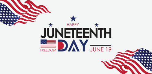 Juneteenth A Beautiful Vector Design for Freedom Day