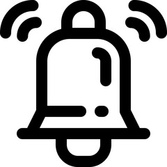 bell icon. vector line icon for your website, mobile, presentation, and logo design.