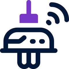 smart light icon. vector dual tone icon for your website, mobile, presentation, and logo design.