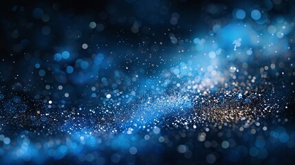 An illustration of magical dust and sparkles forming a pattern in the dark