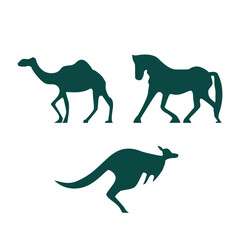 desert animal silhouette.