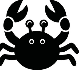 Obraz premium A Monochromatic Musing on a Minimalist Crab