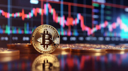 Generative AI, bitcoin background