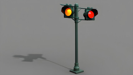 create a simple trafficlight with the typical structure