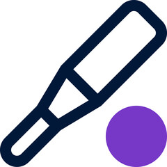 bats icon. vector dual tone icon for your website, mobile, presentation, and logo design.