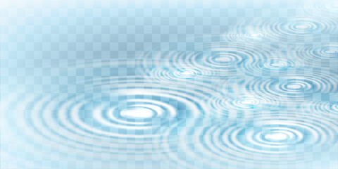 Circle water ripple wave surface background
