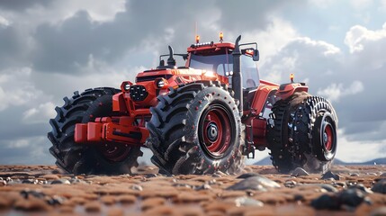 off-road tractor for  agricultural in the future