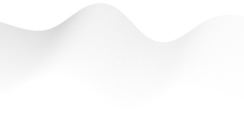 Vector abstract white digital blend wave lines technology background. Modern minimal gradient white flowing wave lines and glowing moving lines. Futuristic technology and sound wave lines background.