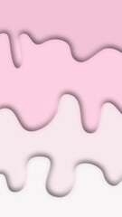 Pink 3D layer soft curve abstract background
